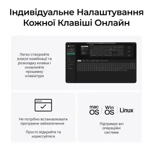 Клавіатура бездротова Keychron K10 Max Keychron Super Banana Switch Black RGB (K10M-H4-UA) UA