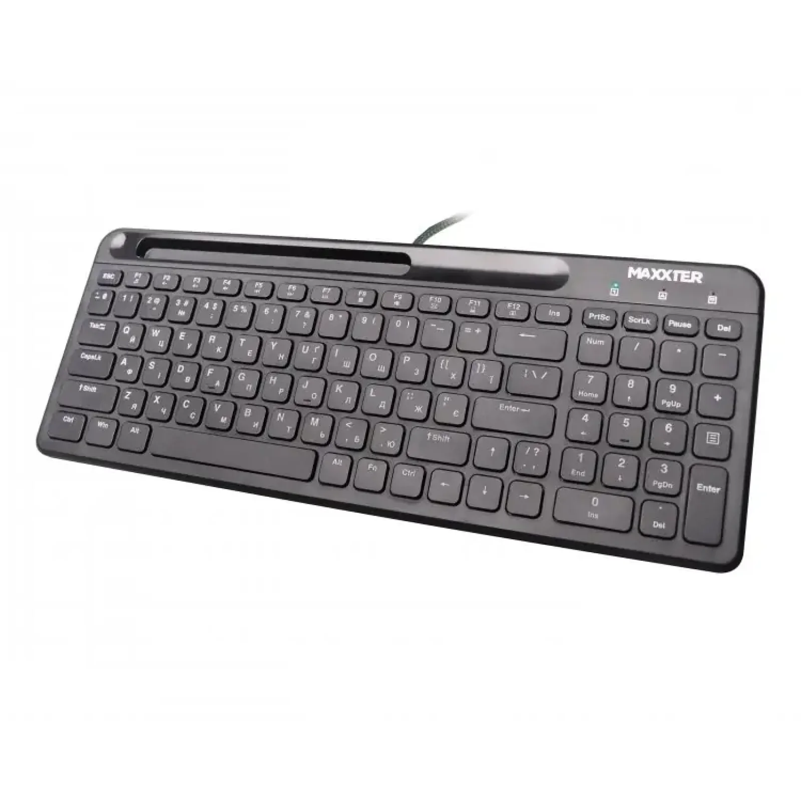 Клавиатура Maxxter KB-01B-UA Black UA