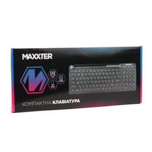 Клавiатура Maxxter KB-01B-UA Black UA