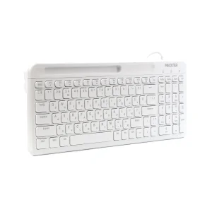 Клавiатура Maxxter KB-01W-UA White UA