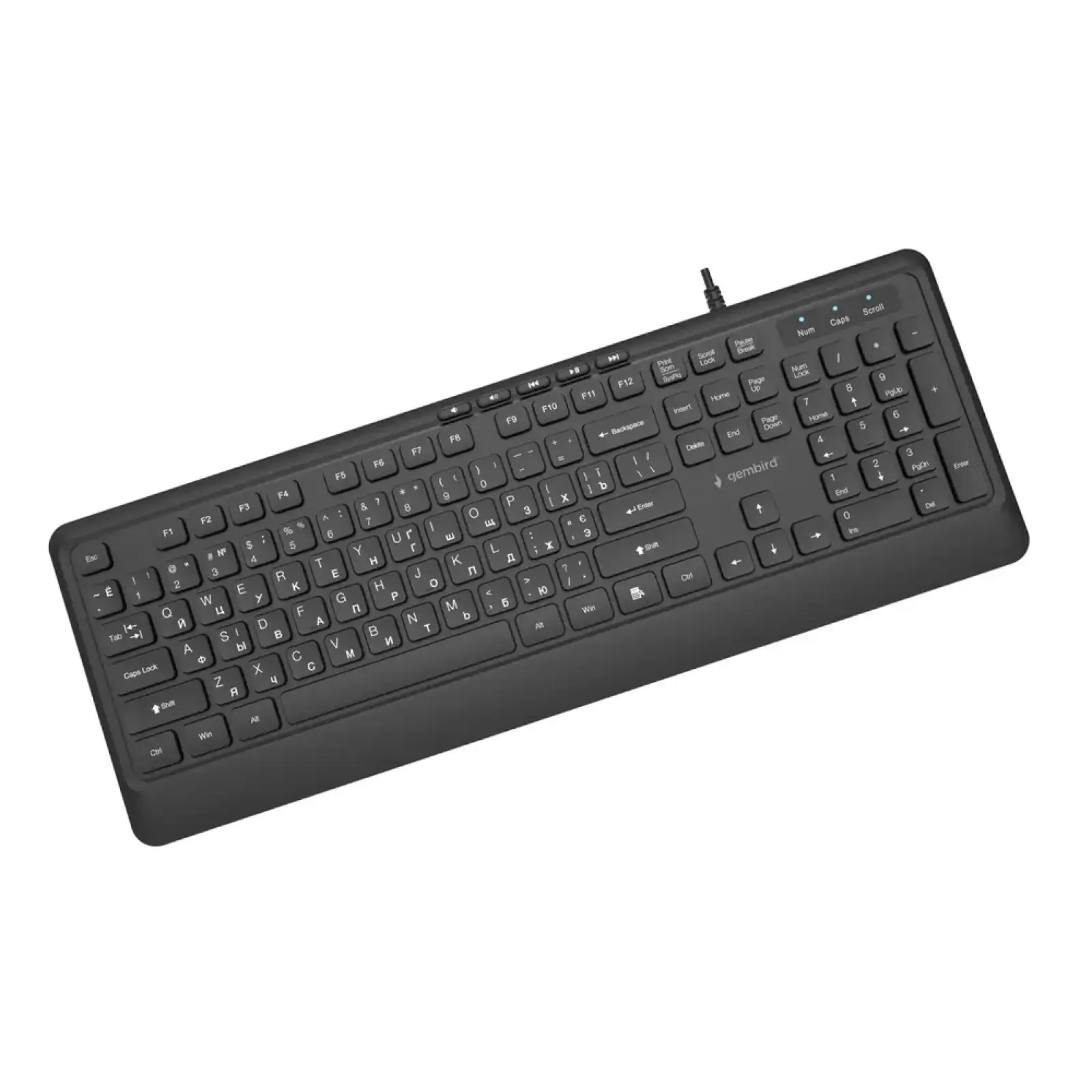 Клавіатура Gembird KB-MCH-05-CYRL Black UA