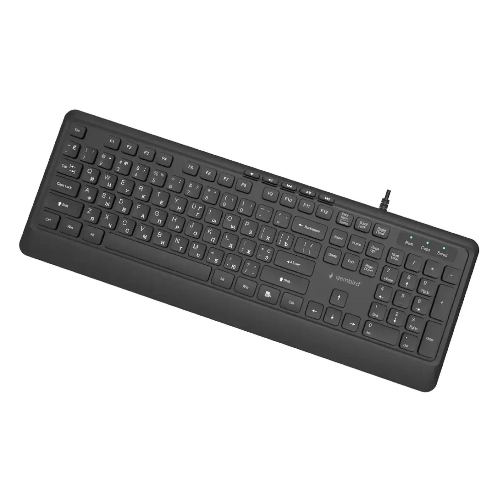 Клавіатура Gembird KB-MCH-05-CYRL Black UA