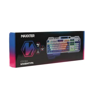Клавiатура Maxxter KBG-RGB-01-UA UA