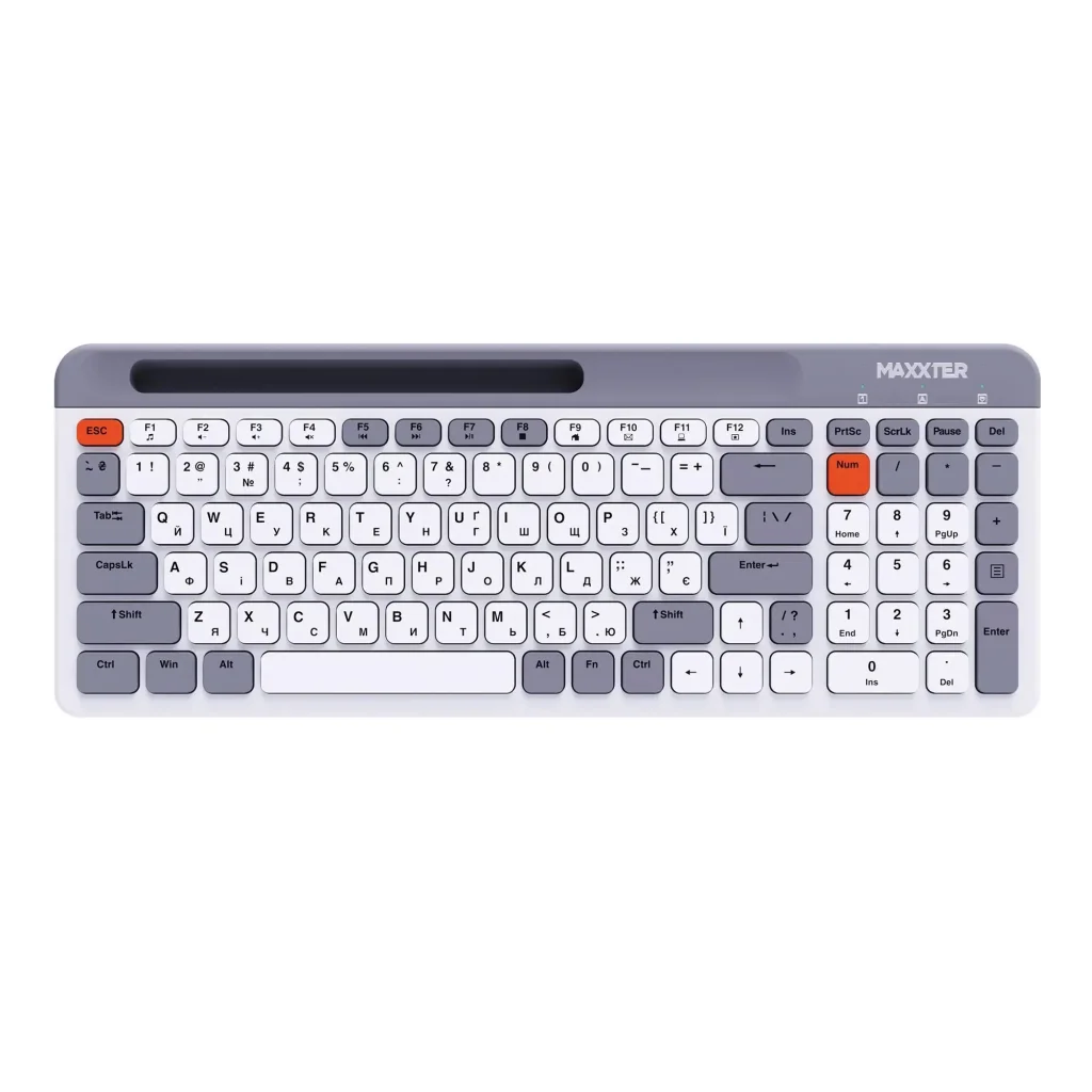 Клавiатура бездротова Maxxter KBW-02G-UA UA