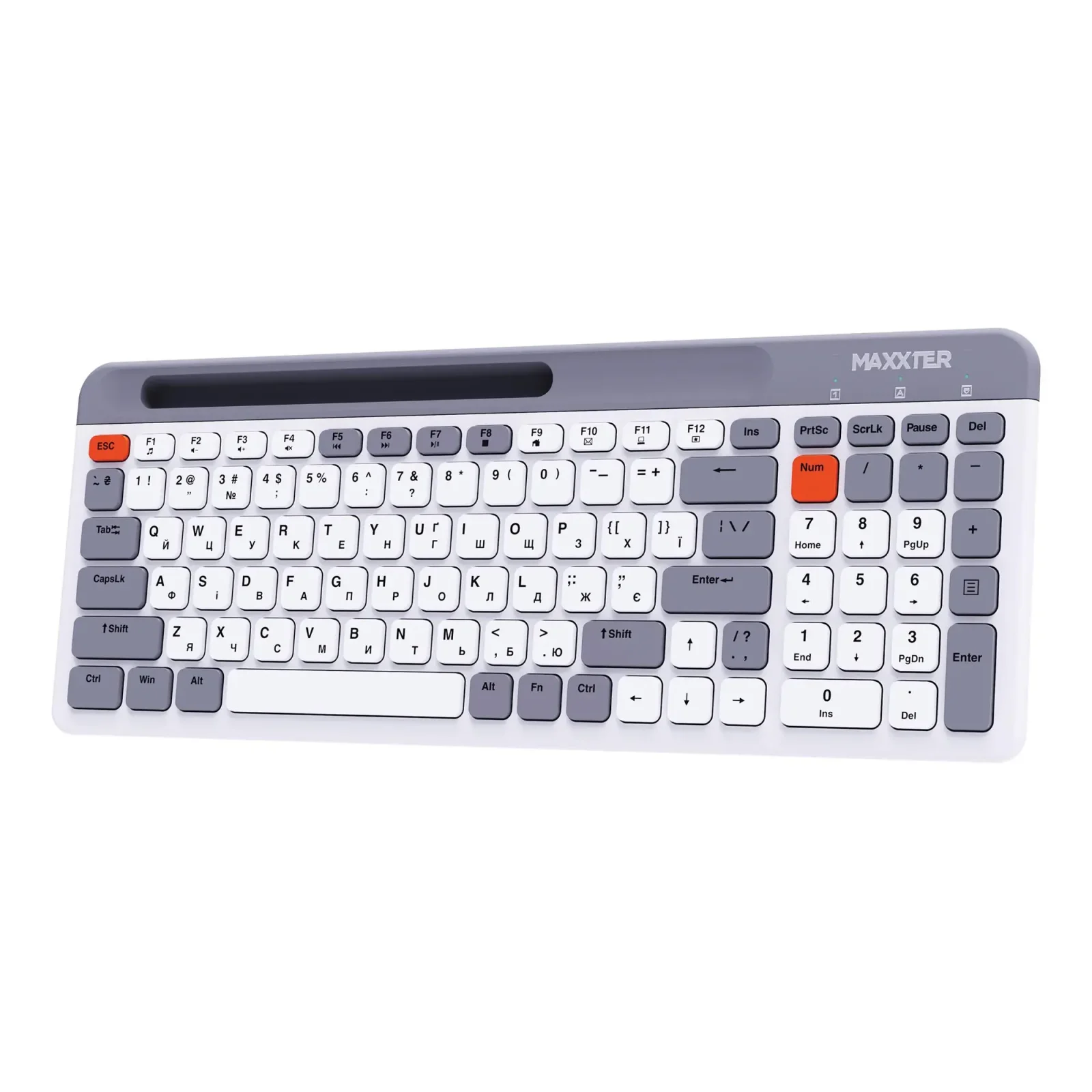 Клавiатура бездротова Maxxter KBW-02G-UA UA