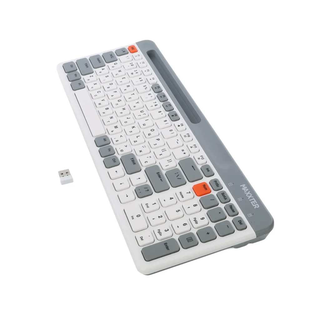 Клавiатура бездротова Maxxter KBW-02G-UA UA
