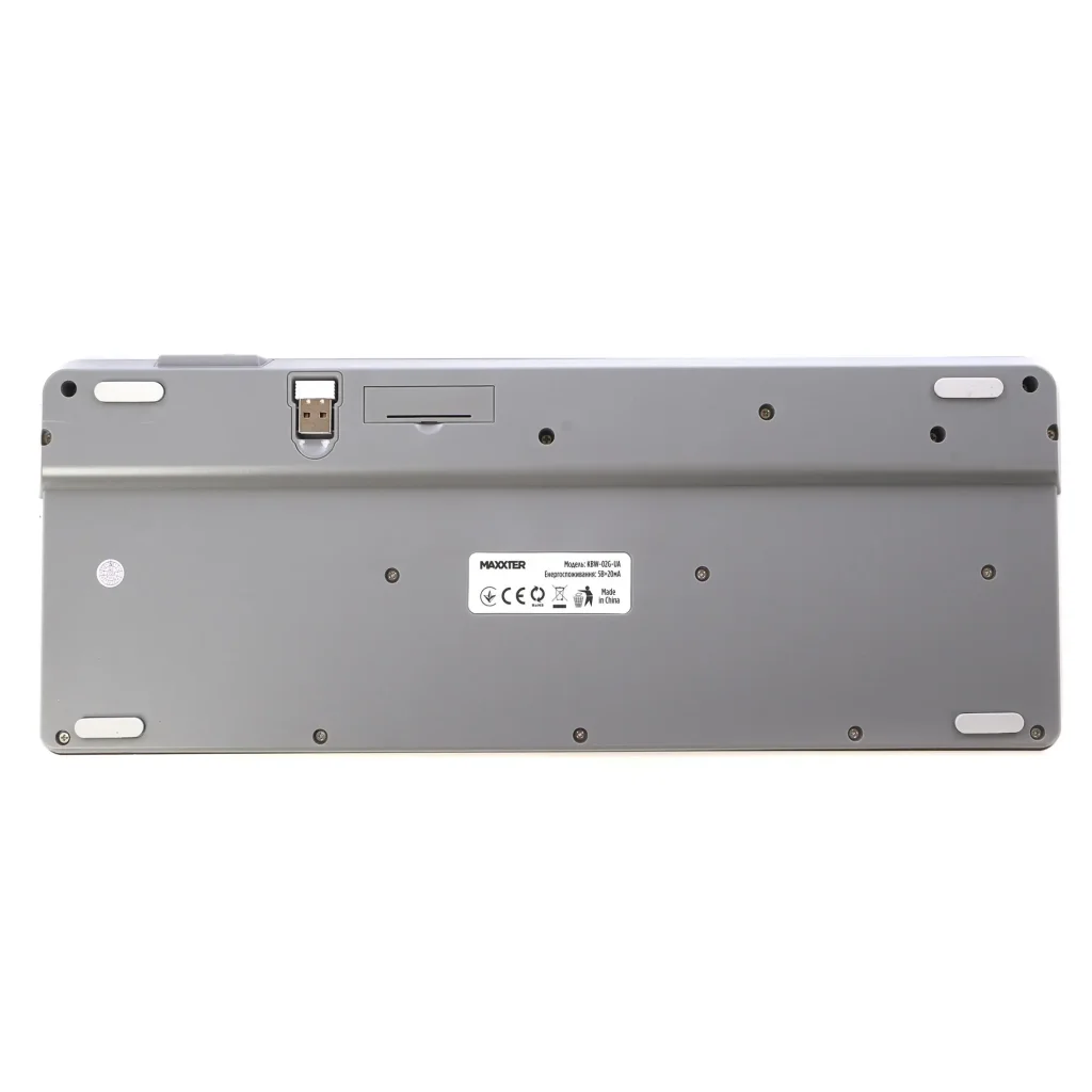 Клавiатура бездротова Maxxter KBW-02G-UA UA