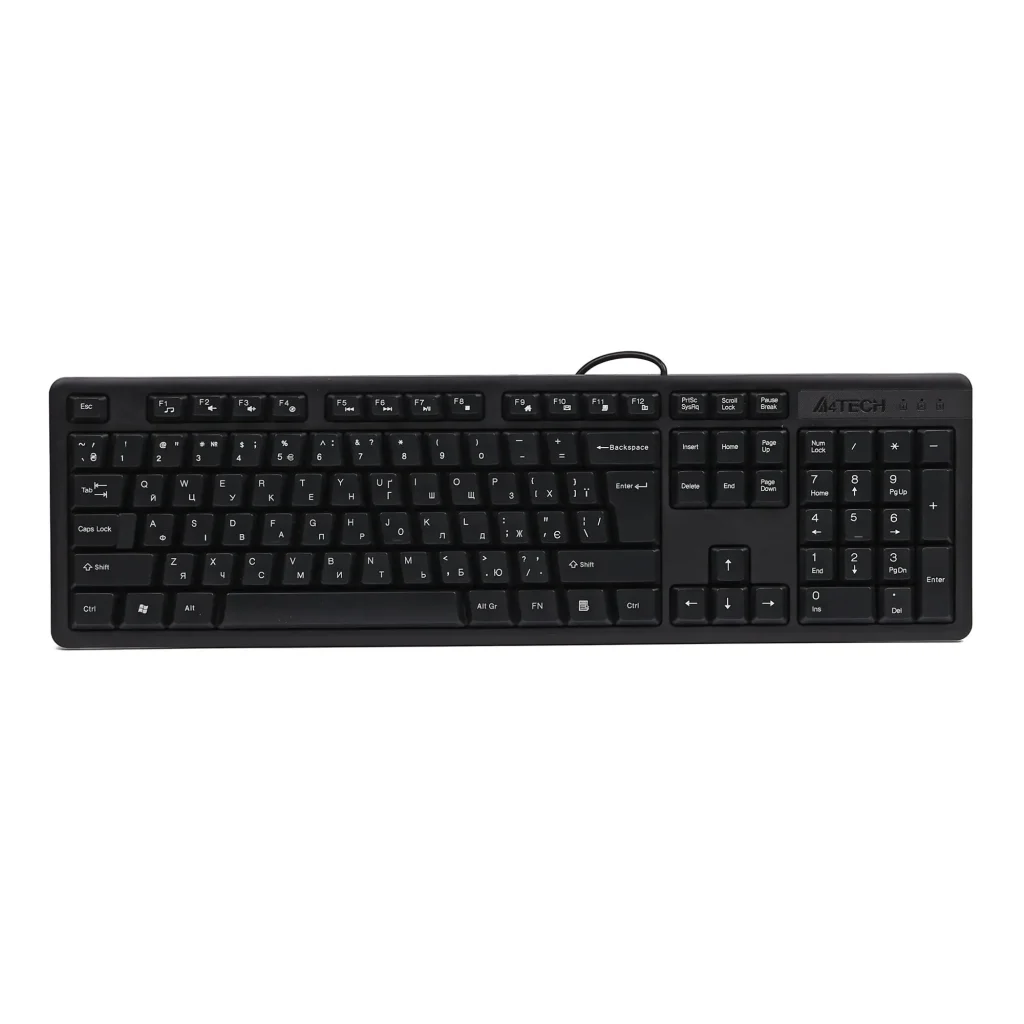 Клавіатура A4Tech KKS-3 USB Black UA