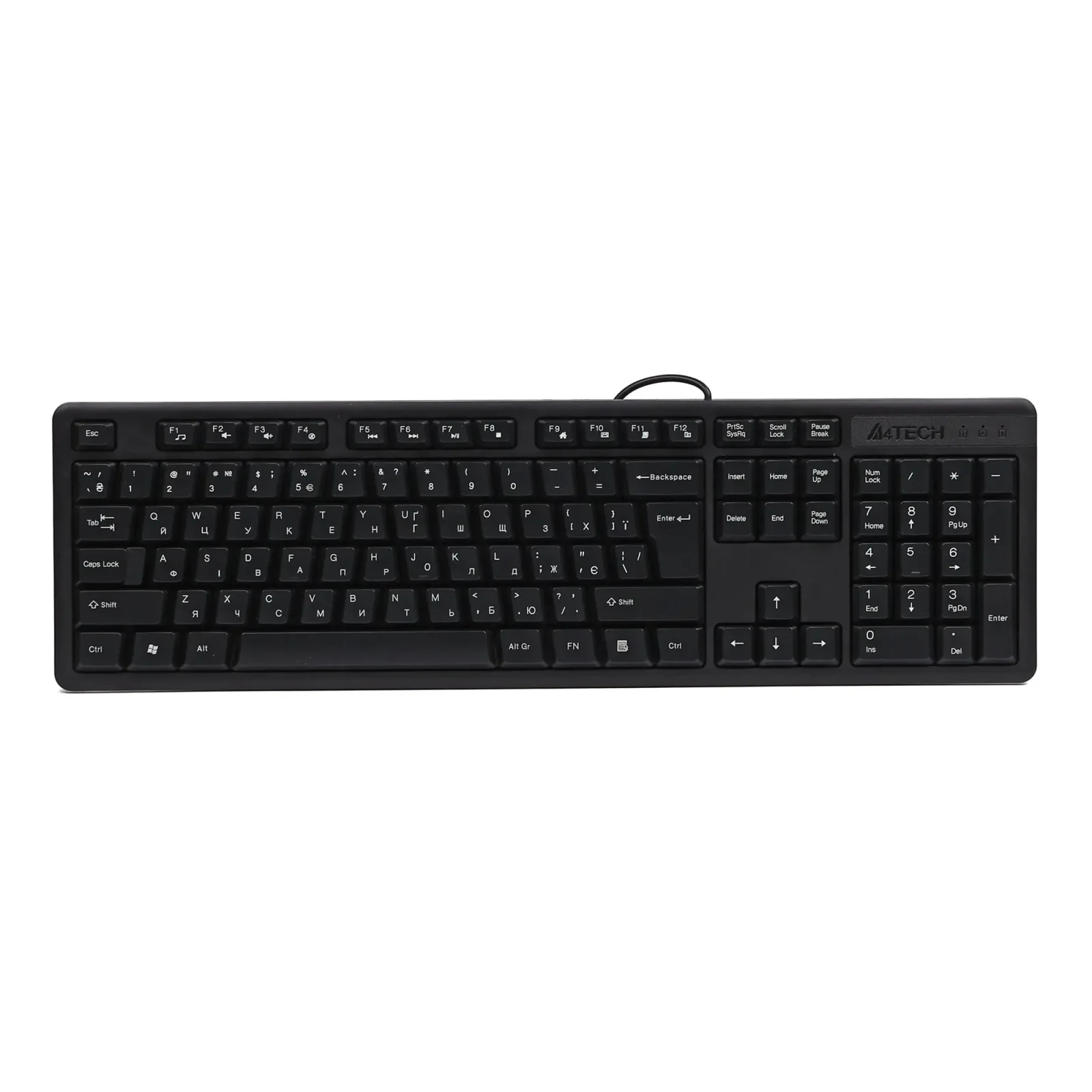 Клавіатура A4Tech KKS-3 USB Black UA