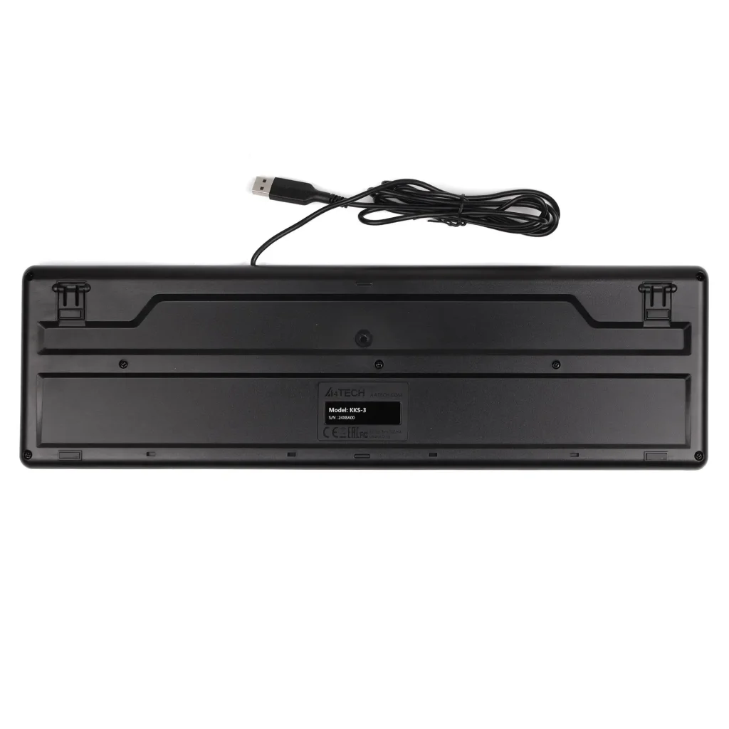 Клавіатура A4Tech KKS-3 USB Black UA