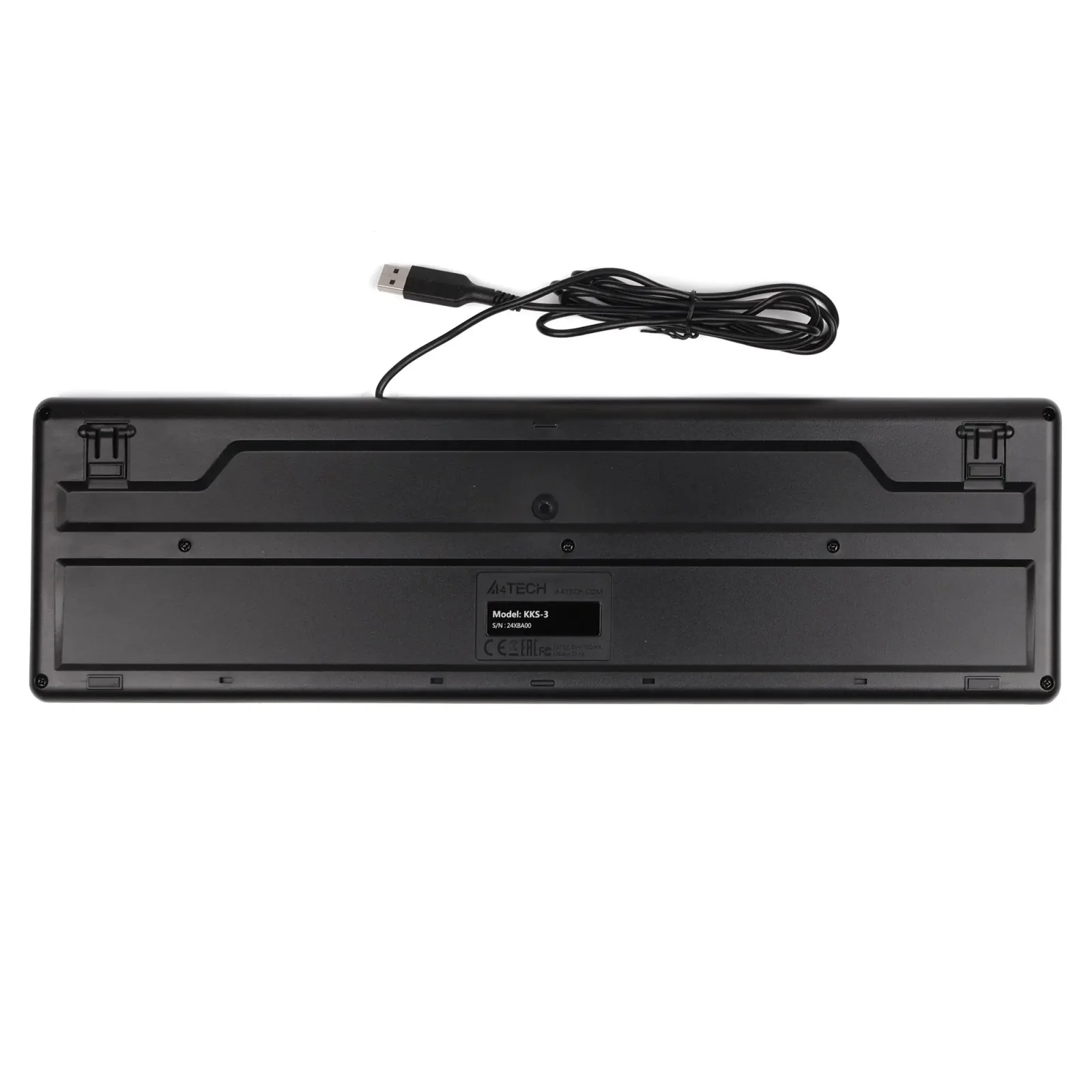 Клавіатура A4Tech KKS-3 USB Black UA