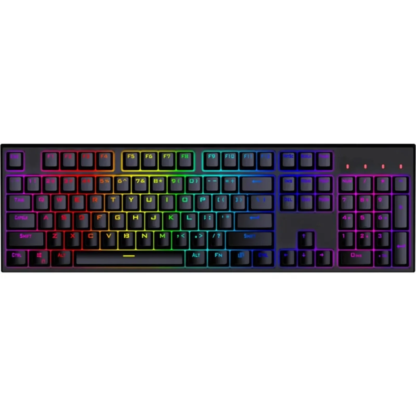Клавиатура 1stPlayer MK8 Titan Gateron Black Switch UA