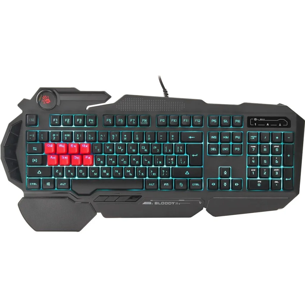 Клавиатура A4Tech Bloody B318 LK Black USB, B318 Bloody (Black) LK Black UA