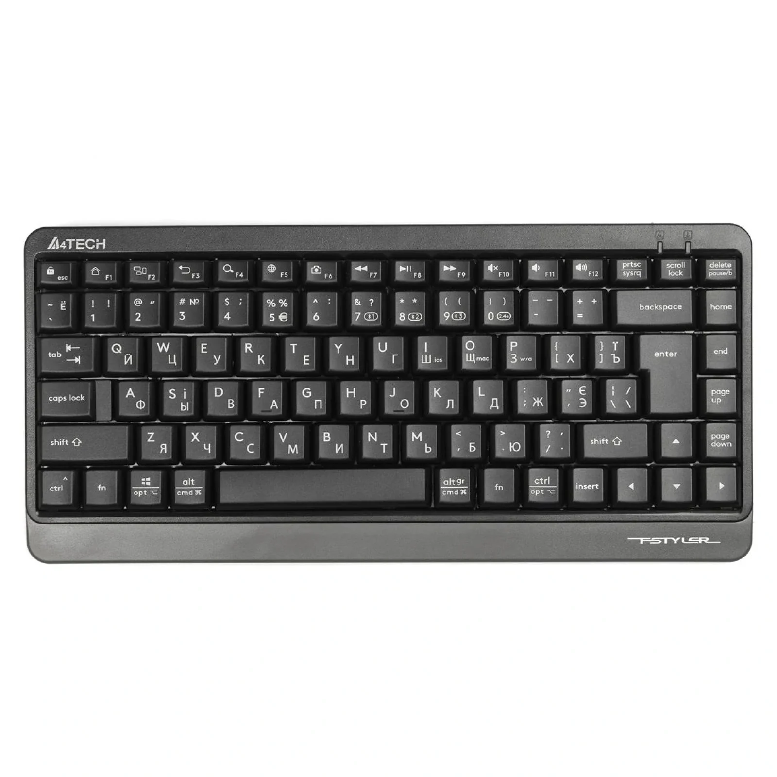 Клавіатура A4Tech FBK11 Grey USB, FBK11 (Grey) UA