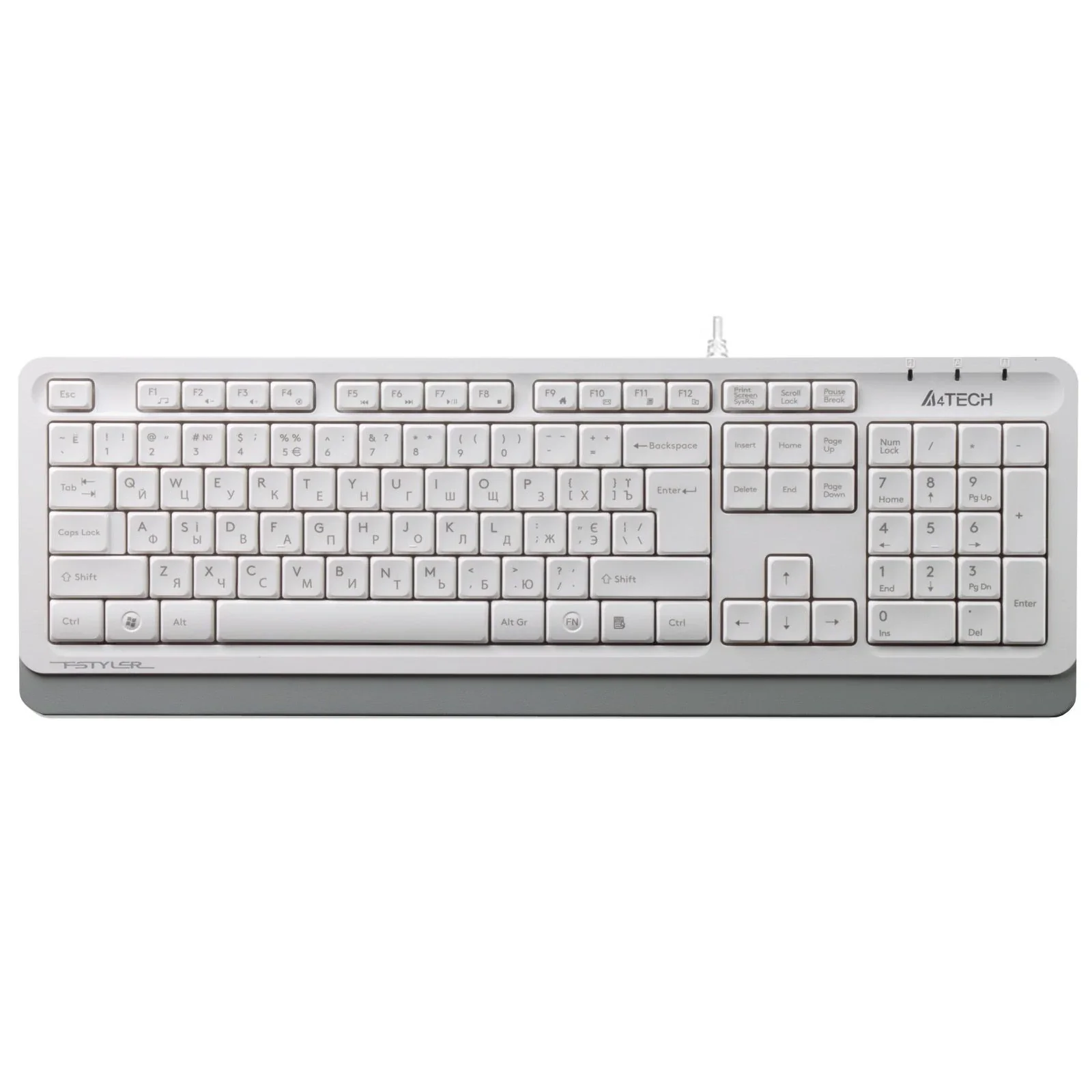 Клавиатура A4Tech FK10 White USB, FK10 (White) UA
