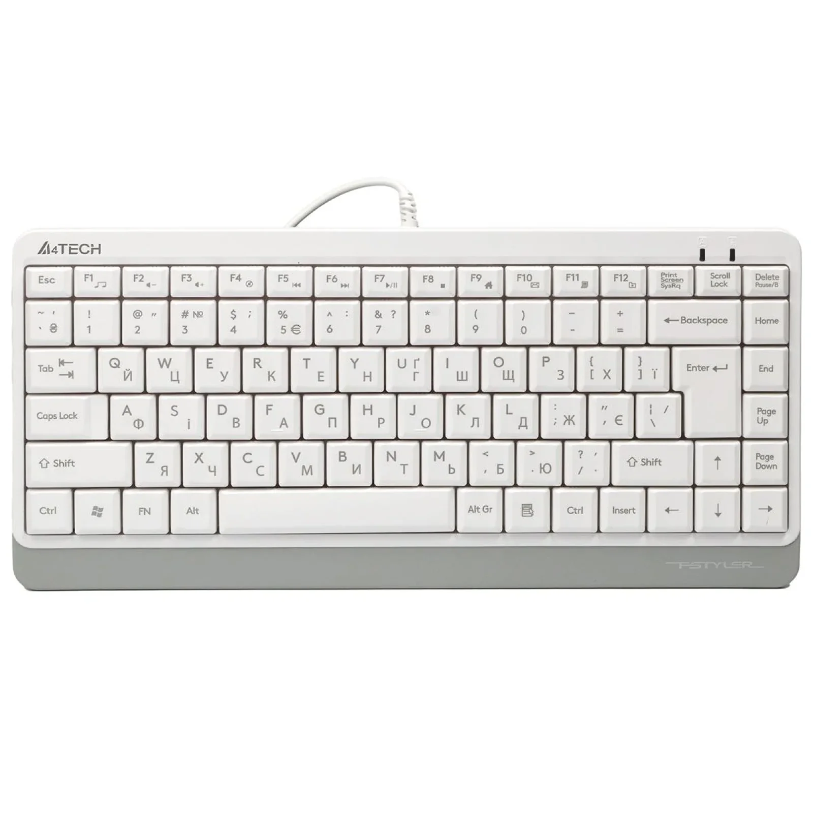Клавиатура A4Tech FK11 White USB, FK11 USB (White) UA