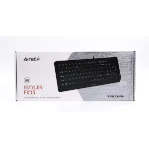 Клавіатура A4Tech Fstyler FK15 Black USB, FK15 (Black) UA