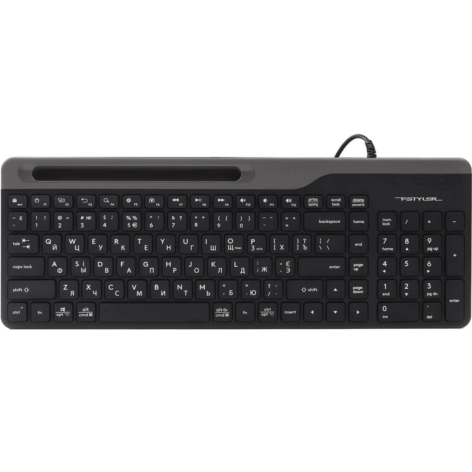 Клавиатура A4Tech Fstyler FK25 Black USB, FK25 (Black) UA