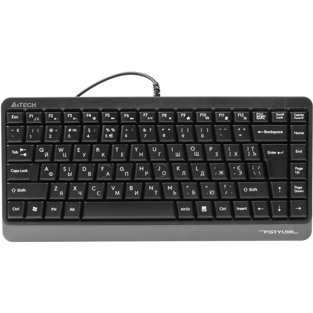 Клавіатура A4Tech Fstyler FKS11 Grey USB, FKS11 USB (Grey) UA