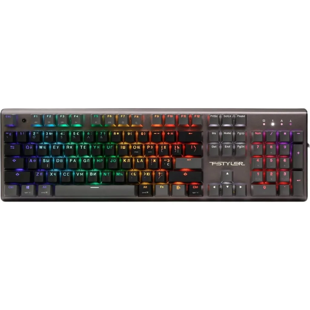 Клавіатура A4Tech Fstyler FS100 Stone Black, FS100 (Stone Black) UA
