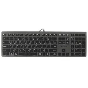 Клавіатура A4Tech Fstyler FX60 White Neon backlit, FX60 USB (Grey) White backlit UA
