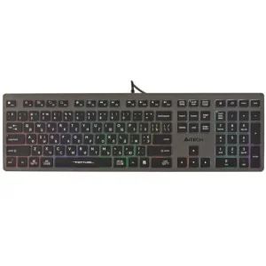 Клавіатура A4Tech Fstyler FX60H Grey Neon backlit, FX60H USB (Grey) Neon backlit UA