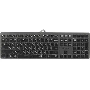 Клавіатура A4Tech Fstyler FX60H Grey White backlit, FX60H USB (Grey) White backlit UA