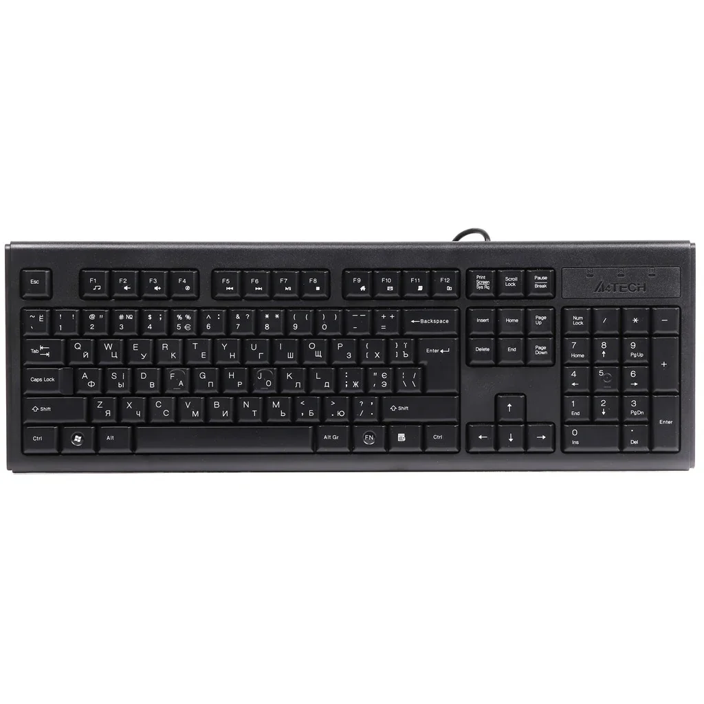 Клавіатура A4Tech KR-83 Black PS/2, KR-83 PS/2 (Black) UA