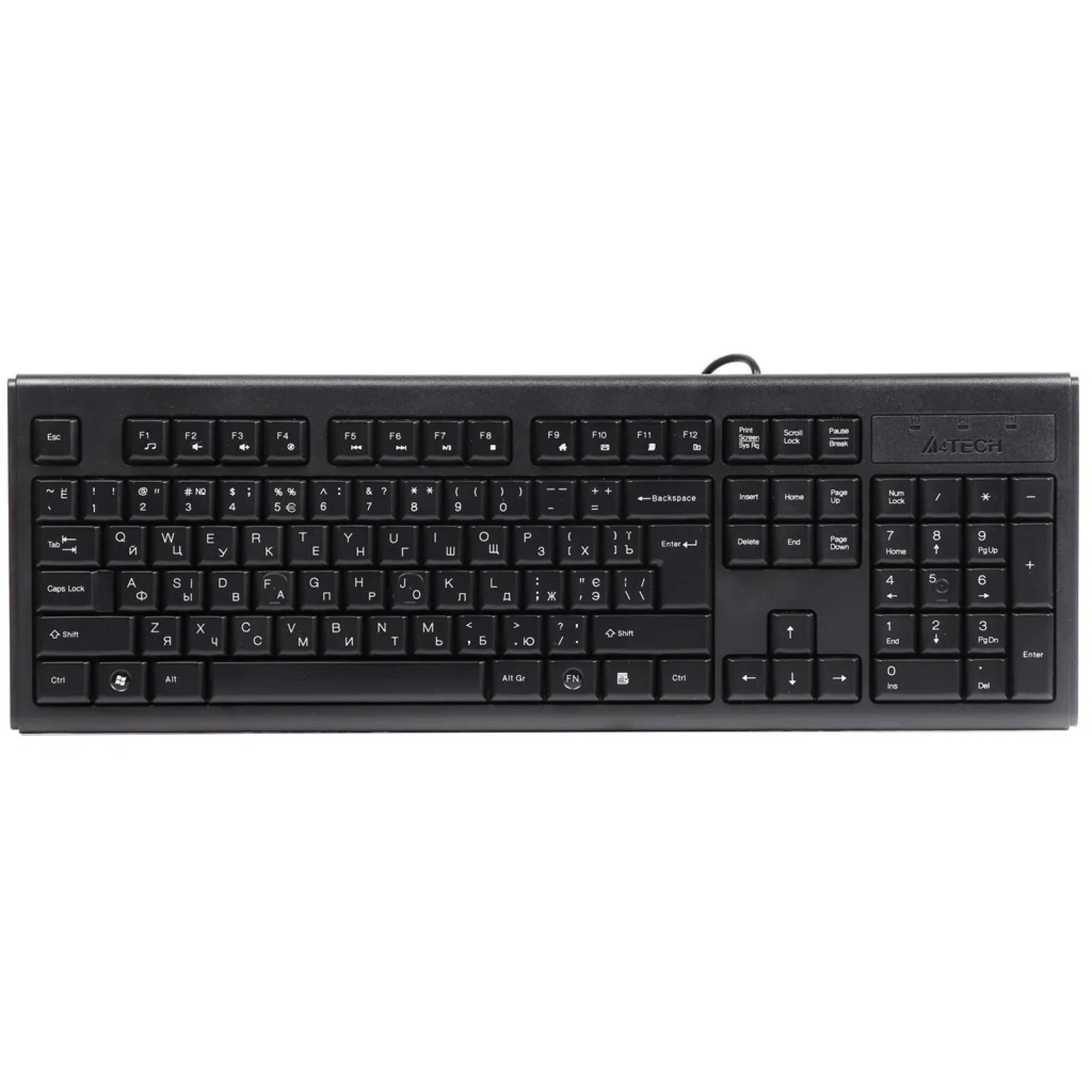 Клавиатура A4Tech KR-83 Black PS/2, KR-83 PS/2 (Black) UA