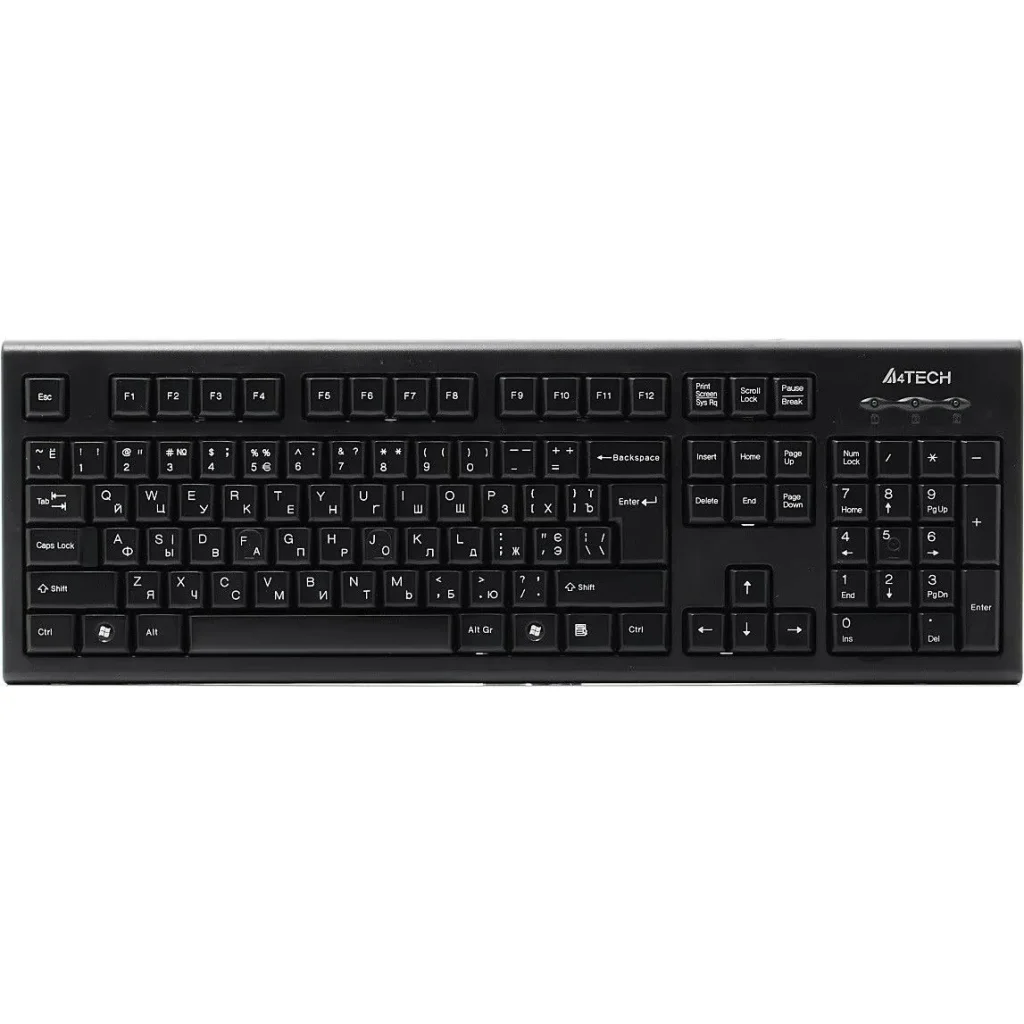 Клавиатура A4Tech KR-85 Black PS/2, KR-85 PS/2 (Black) UA