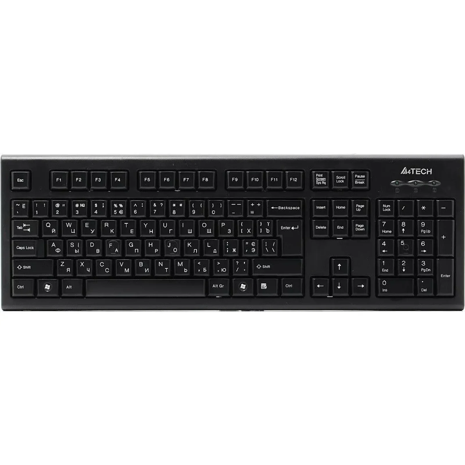 Клавиатура A4Tech KR-85 Black PS/2, KR-85 PS/2 (Black) UA