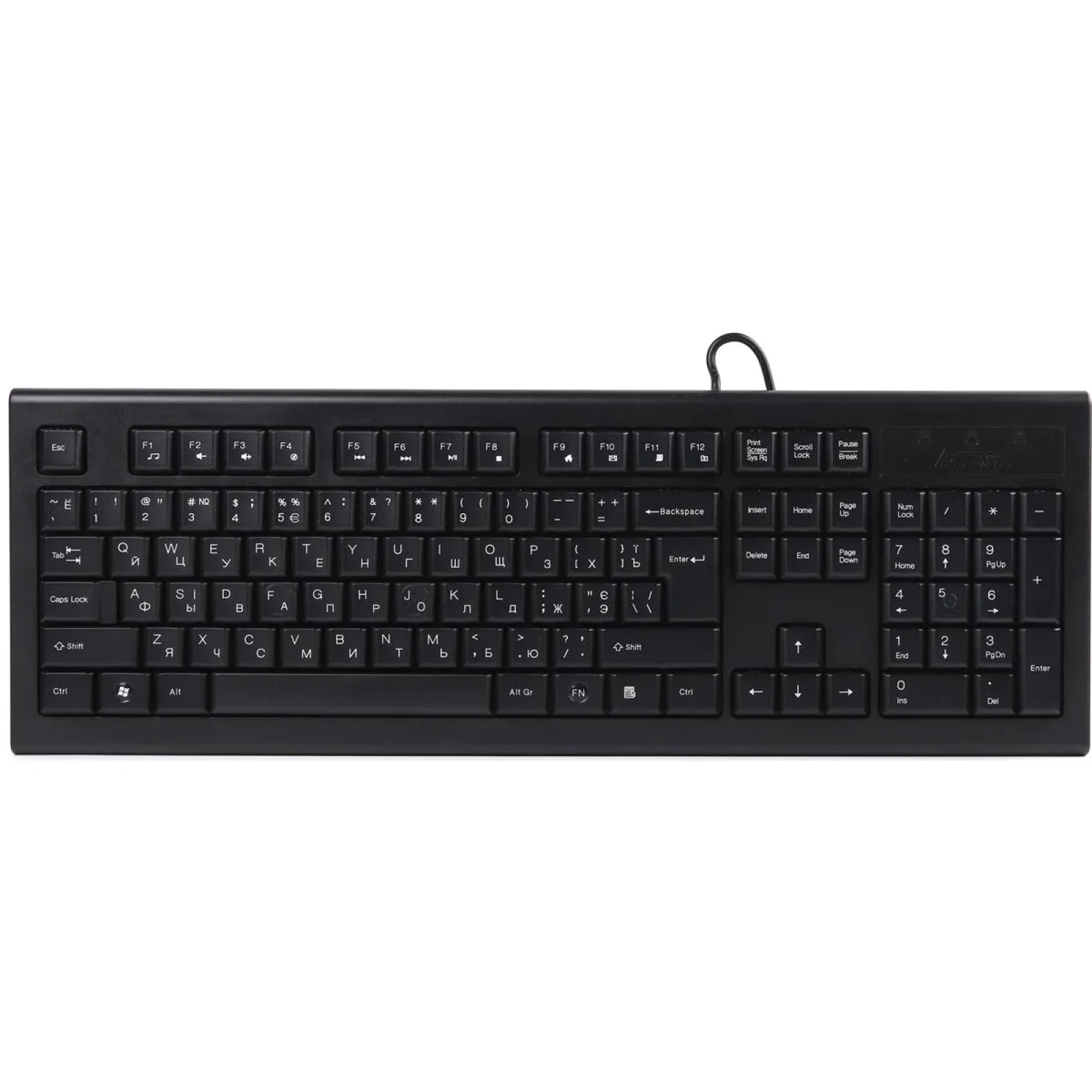 Клавиатура A4Tech KR-85 black USB, KR-85 USB (Black) UA