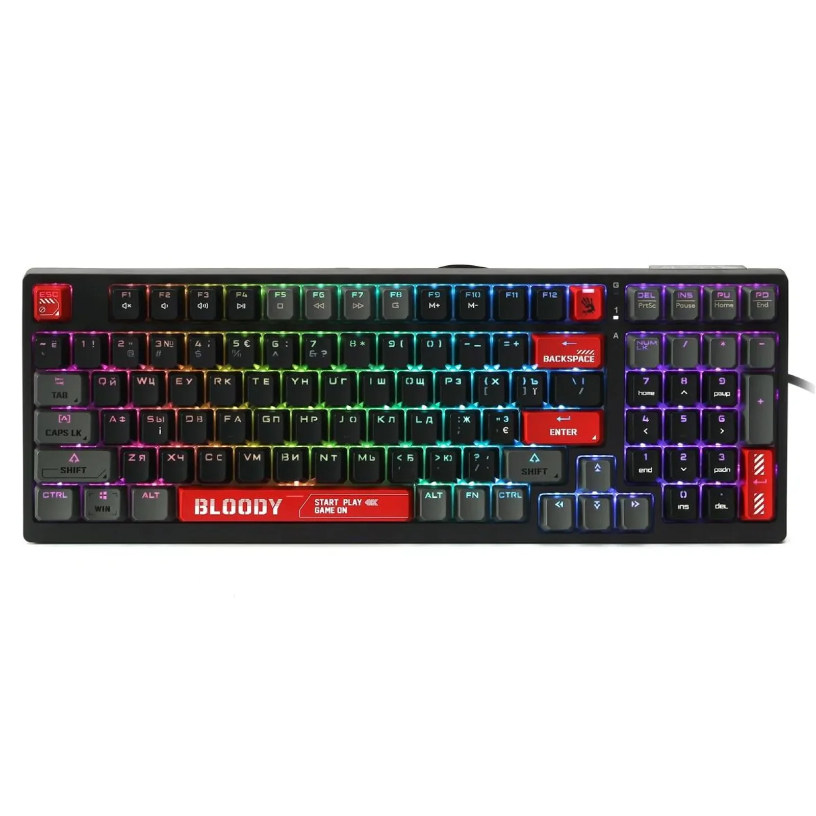 Клавіатура A4Tech S98 Bloody Red, S98 (Bloody Red) UA