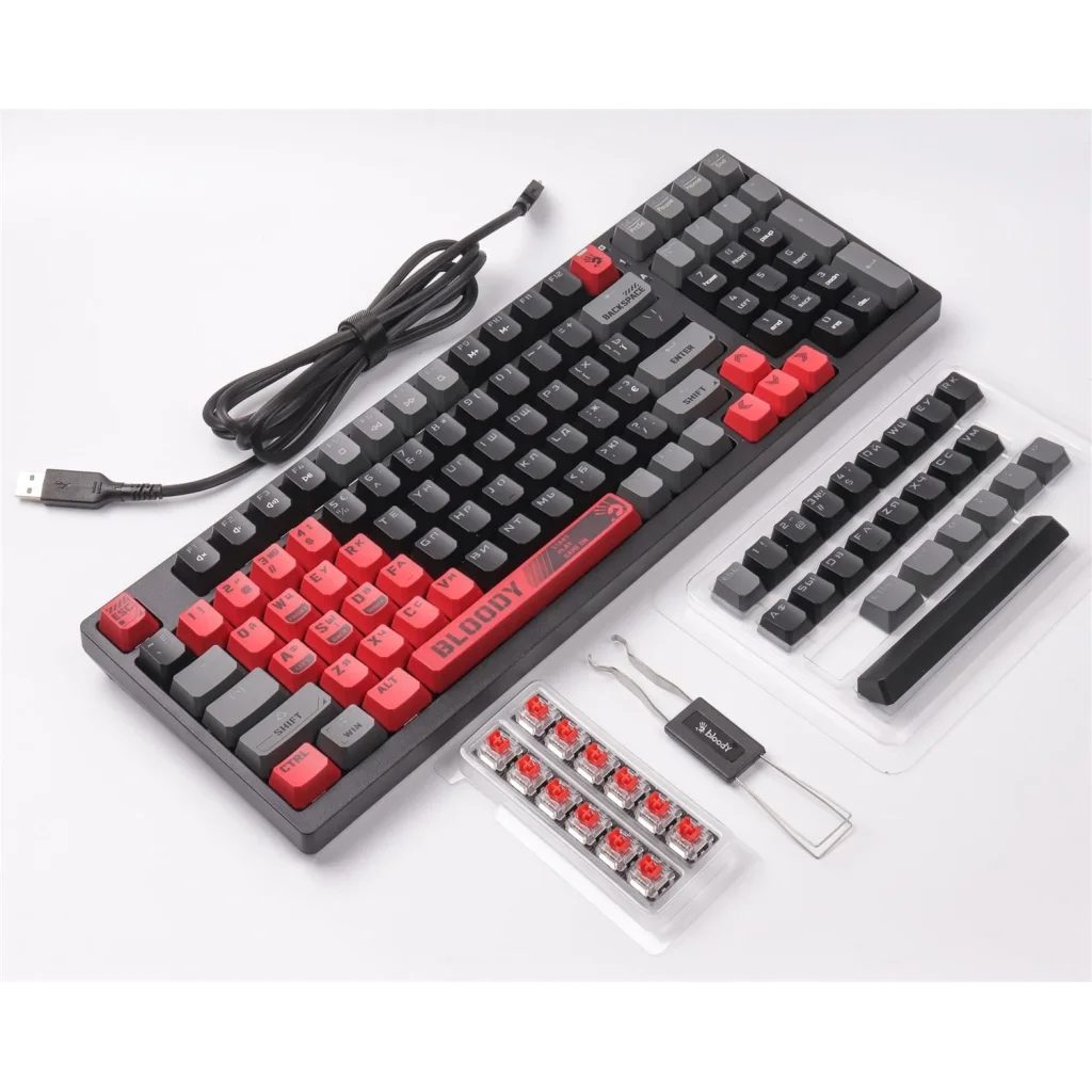 Клавіатура A4Tech S98 Bloody Sports Red, S98 Bloody (Sports Red) UA