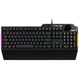 Клавіатура Asus TUF Gaming K1 USB Black UKR (90MP01X0-BKMA00) UA