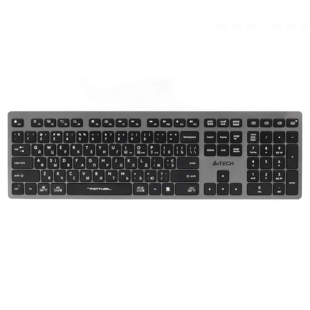 Клавиатура A4Tech FBX50C Grey, FBX50C (Grey) UA