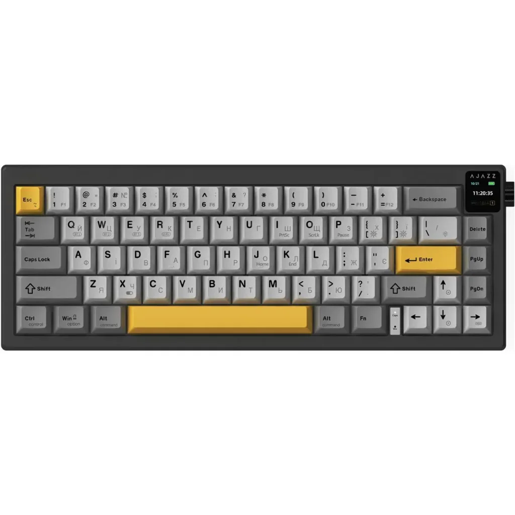 Клавиатура беспроводная Ajazz AK650 Flying Fish Switch Black (AK650-FF-BGY) UA