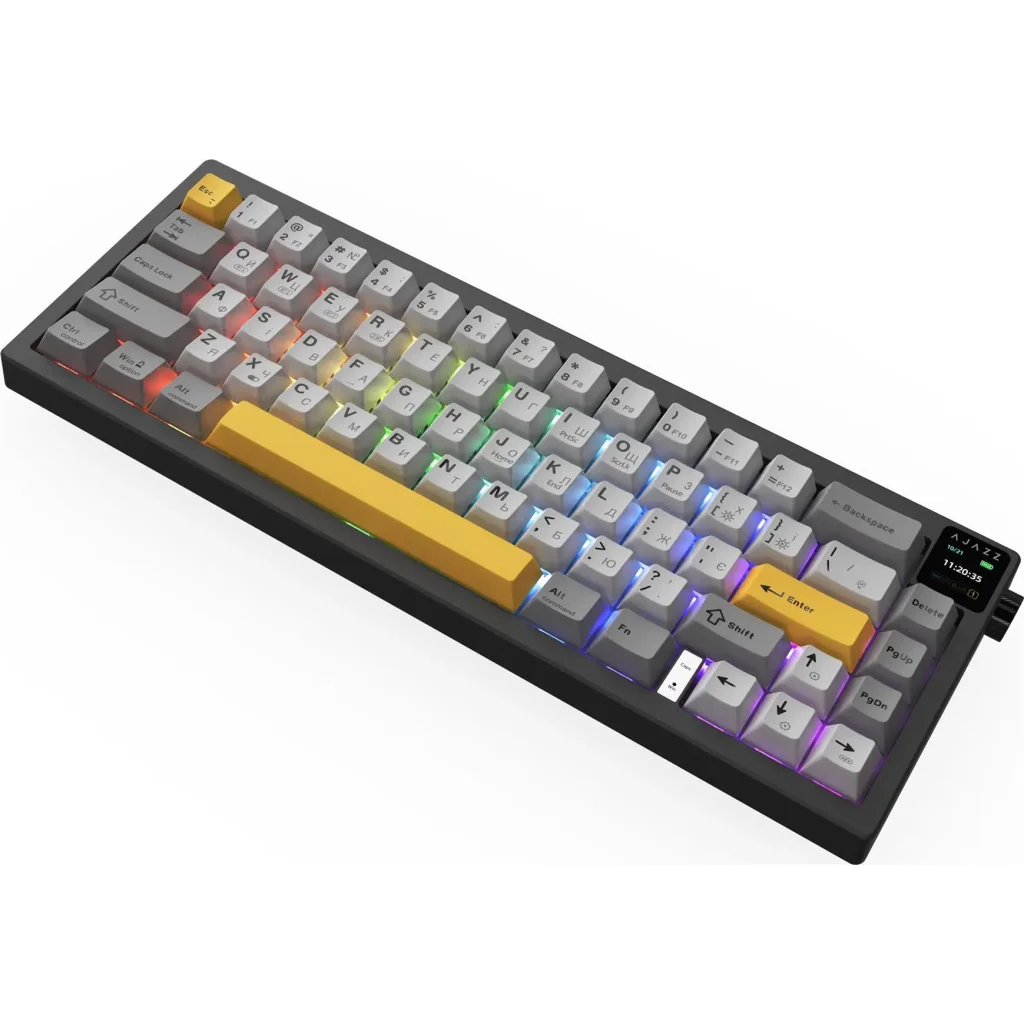 Клавиатура беспроводная Ajazz AK650 Flying Fish Switch Black (AK650-FF-BGY) UA