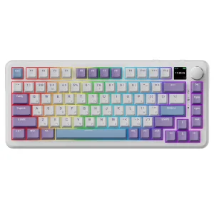 Клавиатура беспроводная Ajazz AK820 MAX Magnetic Switches Purple (AK820MAX-M-PWB) UA