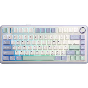 Клавіатура бездротова Aula F75 White (6948391208640) UA