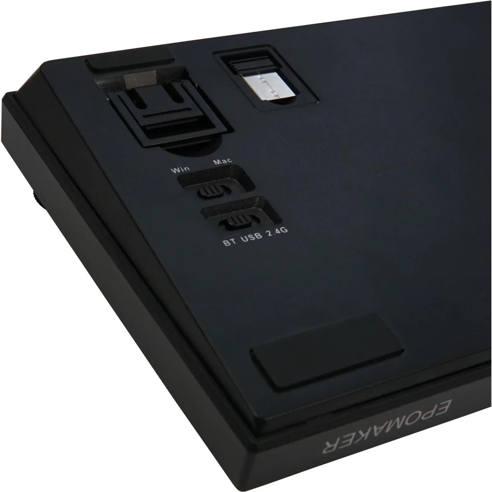 Клавиатура беспроводная Epomaker AK820 Pro 75% Gift Switch Hot-Swap (2.4G/BT/USB) LCD Screen RGB UA Black (AK820-PRO-B-G) UA