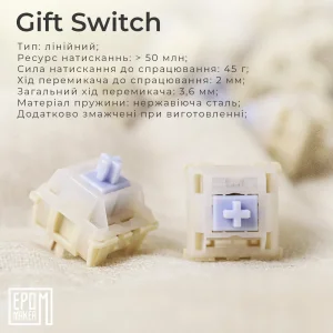 Клавиатура беспроводная Epomaker AK820 Pro 75% Gift Switch Hot-Swap (2.4G/BT/USB) LCD Screen RGB UA Black (AK820-PRO-B-G) UA