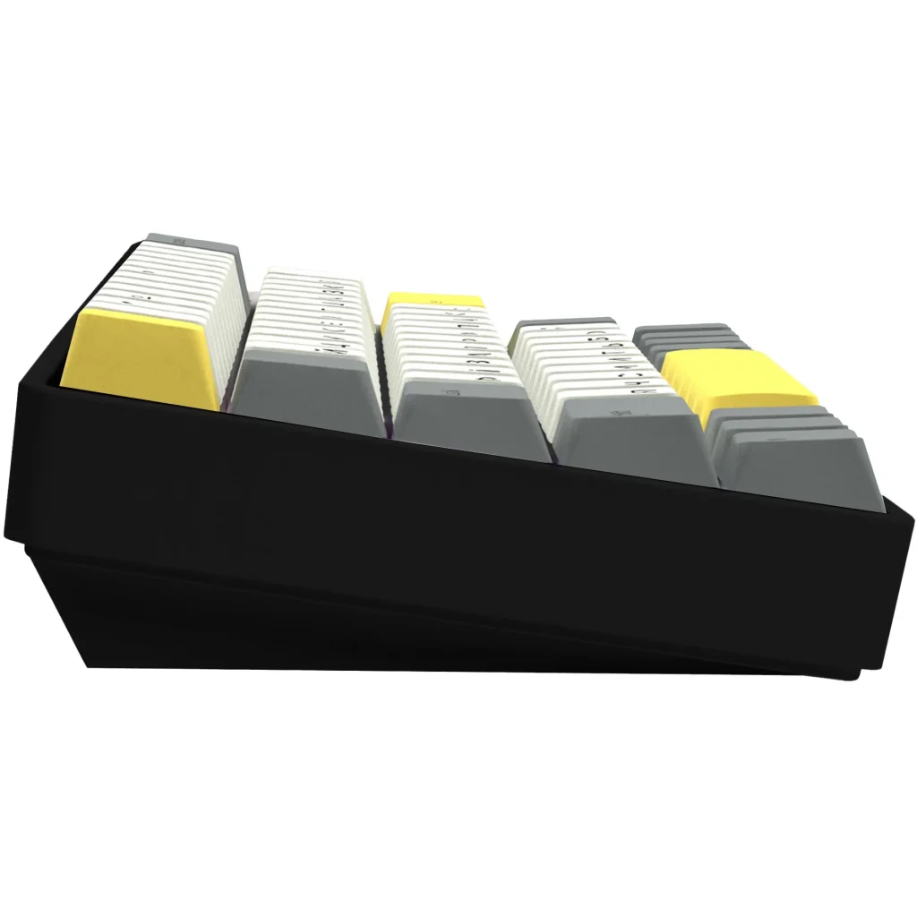 Клавиатура беспроводная Epomaker EP64 60% Mulan Switch Hot-Swap (2.4G/BT/USB) RGB UA Black (EP64-B-M) UA
