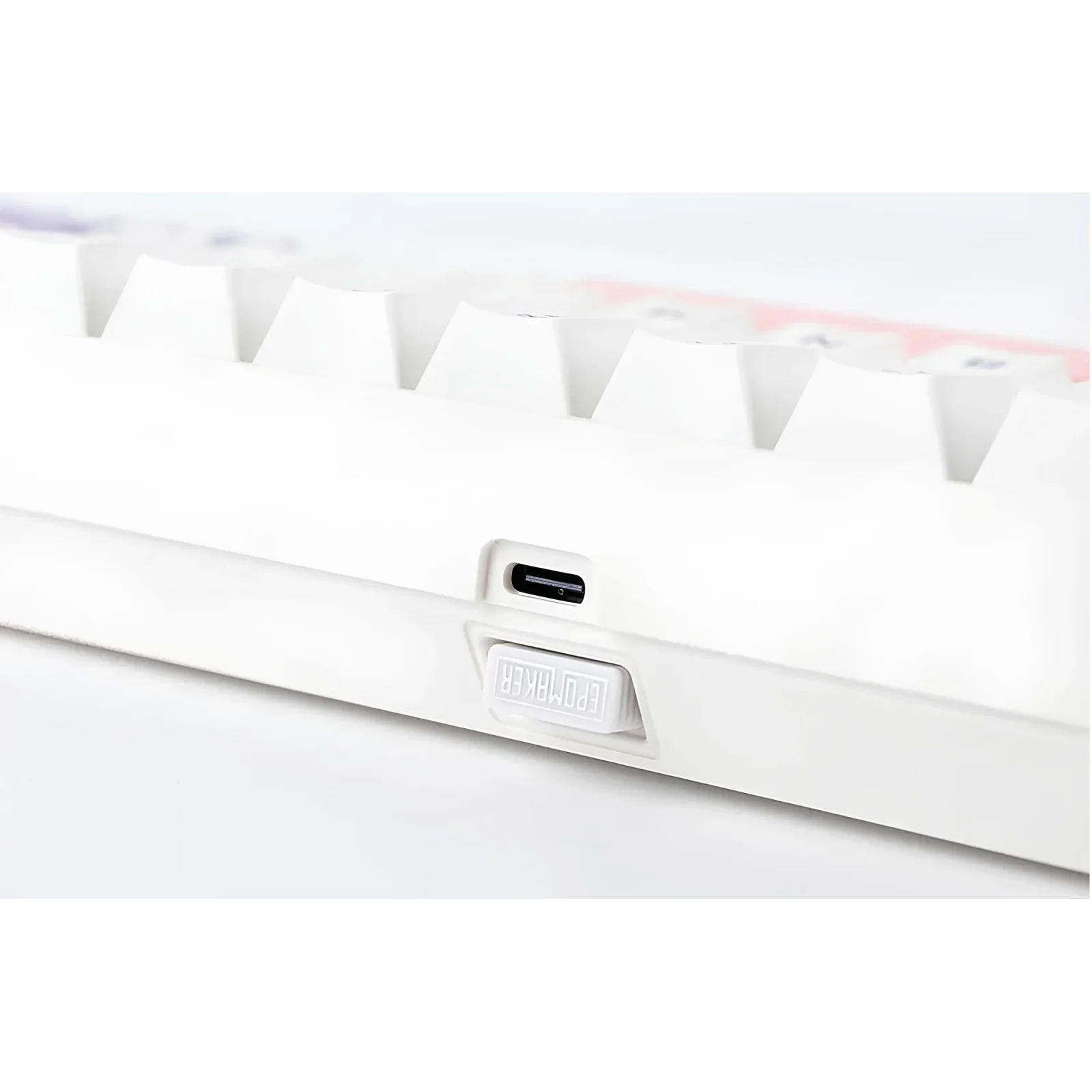 Клавиатура беспроводная Epomaker EP64 60% Mulan Switch Hot-Swap (2.4G/BT/USB) RGB UA White (EP64-W-M) UA