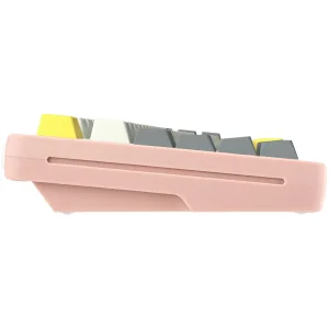 Клавиатура беспроводная Epomaker Shadow-S TKL Wisteria Linear Switch Hot-Swap (2.4G/BT/USB) LCD Screen RGB UA Pink (SHS-P-WL) UA