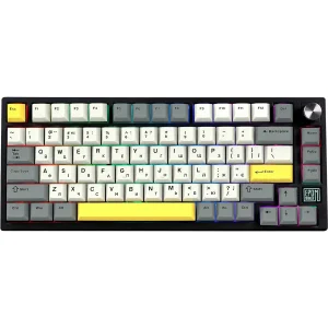 Клавиатура беспроводная Epomaker TH80 SE 75% Budgerigar V2 Switch Hot-Swap (2.4G/BT/USB) RGB UA Black (TH80-SE-B-BV2) UA