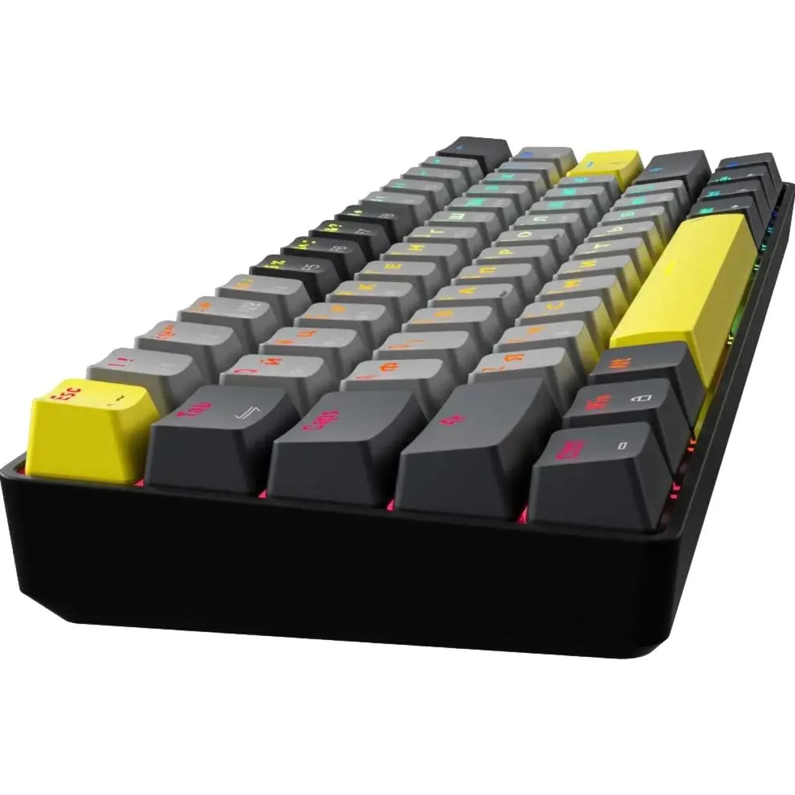 Клавіатура бездротова GamePro MK130G Pro Outemu Red Switch Hot-Swap RGB Black UA