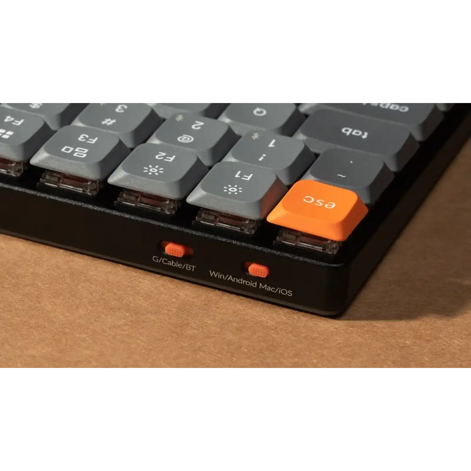 Клавиатура беспроводная Keychron K3 Max, Gateron MX 2.0 Brown, Hot-Swap, RGB UA Black (K3M-H3-UA) UA