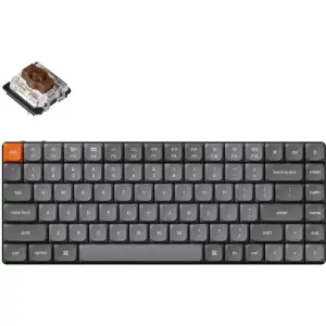 Клавиатура беспроводная Keychron K3 Max, Gateron MX 2.0 Brown, Hot-Swap, RGB UA Black (K3M-H3-UA) UA