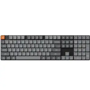 Клавіатура бездротова Keychron K5 Max, Gateron MX 2.0 Brown, Hot-Swap, RGB UA Black (K5M-H3-UA) UA